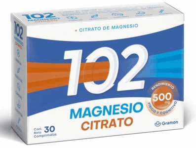 102 - Suplemento Dietario Magnesio Citrato X 30 Comprimidos