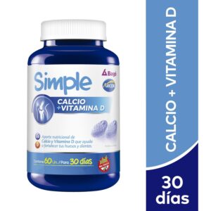 BAGÓ SIMPLE - Calcio + Vitamina D x 60 Unidades