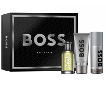 BOSS - Bottled Edt x 100 ml + Shower Gel x 100 ml + Deo Spray x 150 ml