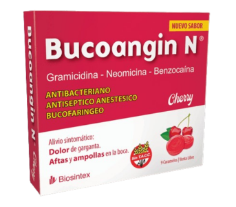 BUCOANGIN N - Caramelos Cereza x 9 Unidades