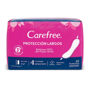 CAREFREE - Protectores Diarios Protección Largos x 20 Unidades