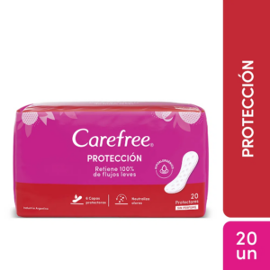 CAREFREE - Protectores Diarios Protección x 20 Unidades