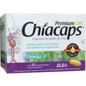 CHIACAPS - Premium Oil Aceite De Chia x 60 Cápsulas
