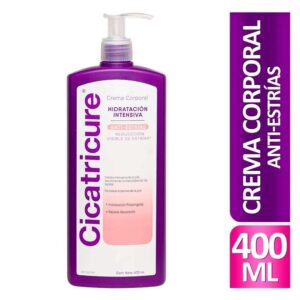 CICATRICURE - Crema Hidratación Intensiva Anti Estrias x 400 ml