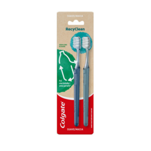 COLGATE - Cepillo Dental Recyclean x 2 unidades