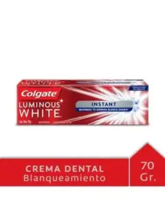 COLGATE - Crema Dental Luminous Instant x 70 gr