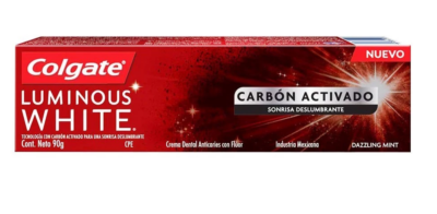 COLGATE - Crema Dental Luminous White Carbon x 90 gr