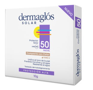 DERMAGLOS - Lí­nea Solar base Tono 2 x 10 gr