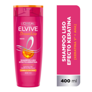 ELVIVE - Shampoo Dream Liso Efecto Keratina x 400 Ml