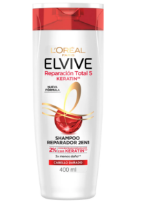 ELVIVE- Shampoo Reparacion Total 5 Keratina x 400 ml