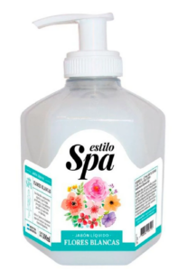 ESTILO SPA - Jabón líquido Flores Blancas x 300 ml