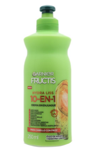 GARNIER FRUCTIS - Crema Para Peinar Para Cabello Esponjado x 250 ml