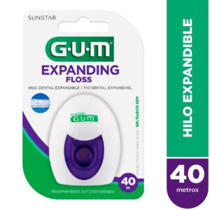 GUM - Expanding Floss Hilo Dental Expandible Encerado 40 Metros