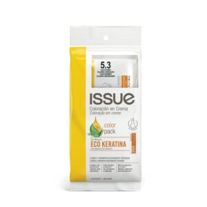 ISSUE - Kit Keratin Tintura Tono 53 Castaño Claro Dorado