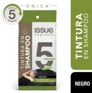 ISSUE - Tintura En Shampoo 5 Minutos Negro