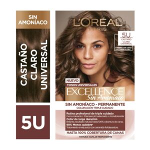 LOREAL - Tintura Sin Amoní­aco Castaño Claro 5U