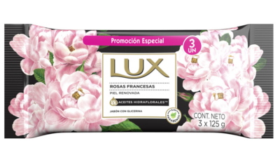 LUX - Jabón De Tocador Rosas Francesas 3 x 125 gr