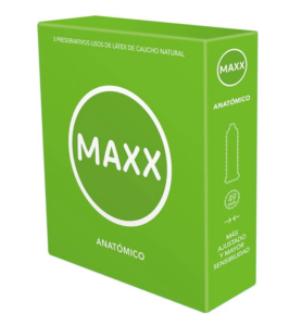 MAXX - Preservativos Anatómico x 3 Unidades