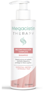 MEGACISTIN THERAPY - Shampoo Reconstrucción Completa Cabello Quebradizo x 240 ml