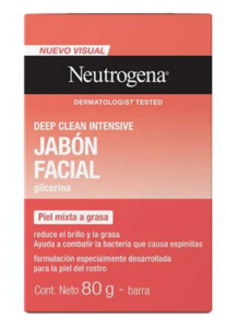 NEUTROGENA - Barra De Limpieza Facial Deep Clean x 80 gr