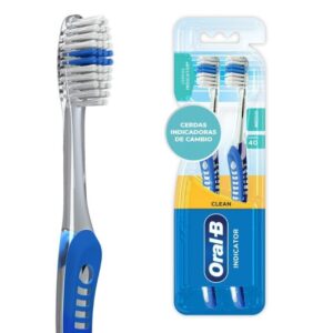 ORAL B - Cepillo Dental Indicator x 2 Unidades