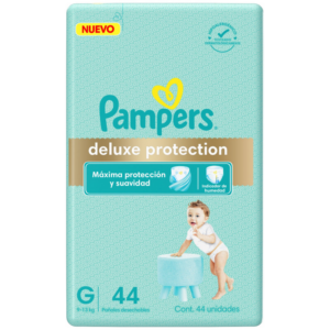 PAMPERS - Pañal Deluxe Protection G x 44 Unidades