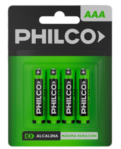 PHILCO - Pilas Aaa Blister x 4 Unidades