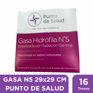 PUNTO DE SALUD - Gasa N °5 29 X 29