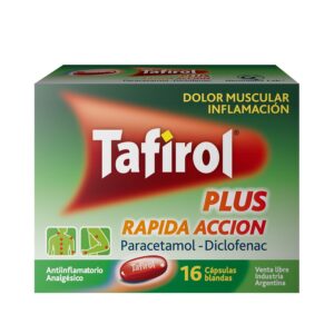 TAFIROL - Plus Rápida Acción x 16 Cápsulas
