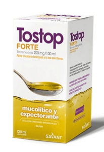 TOSTOP - Expectorante Forte Mucolí­tico Bronquial Jarabe X 120 ml
