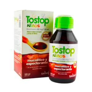 TOSTOP - Niños 0.08% Jarabe x 120 ml