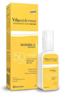 VITAMIDERMUS - Protector Solar Toque Seco F50 x 60 gr