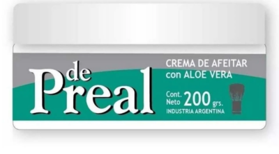 DE PREAL - Crema De Afeitar Con Aloe Vera x 200 gr